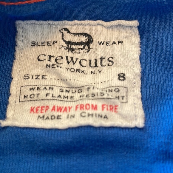 Crewcuts Holiday PJ’s Sz 8 - Picture 2 of 3